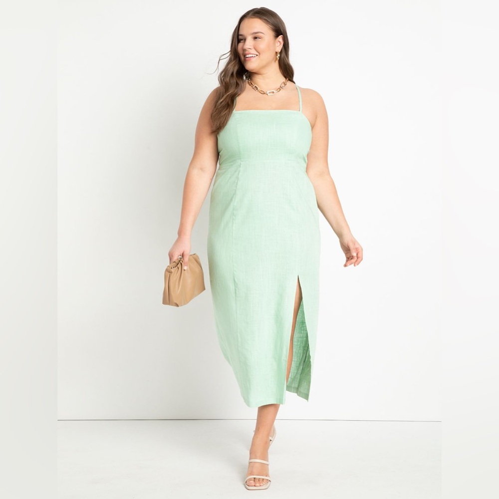 Open Back Linen Dress - VERY cute for summer.